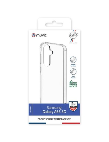 COQUE TRANSPARENTE RECYCLEE SAMSUNG GALAXY A55 5G