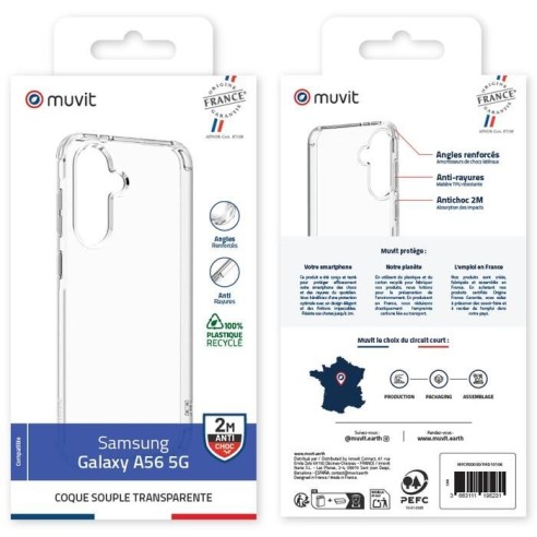 COQUE TRANSPARENTE RECYCLEE SAMSUNG GALAXY A56 5G