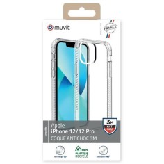 COQUE TRANSPARENTE RENFORCEE 3M IPHONE 12/12 PRO 2