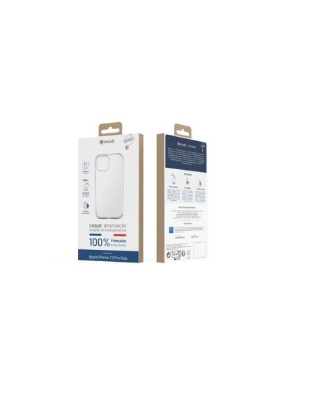 COQUE TRANSPARENTE RENFORCEE 1,8M IPHONE 13 PRO MAX