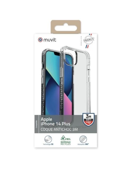 COQUE TRANSPARENTE RENFORCEE 3M IPHONE 14 PLUS