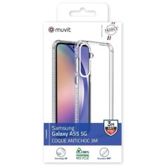 COQUE TRANSPARENTE RENFORCEE 3M SAMSUNG GALAXY A55 5G 2