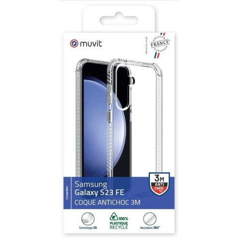 COQUE TRANSPARENTE RENFORCEE 3M SAMSUNG GALAXY S23 FE