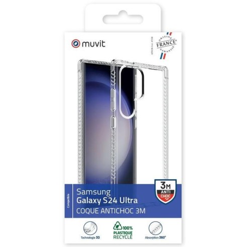 COQUE TRANSPARENTE RENFORCEE 3M SAMSUNG GALAXY S24 ULTRA