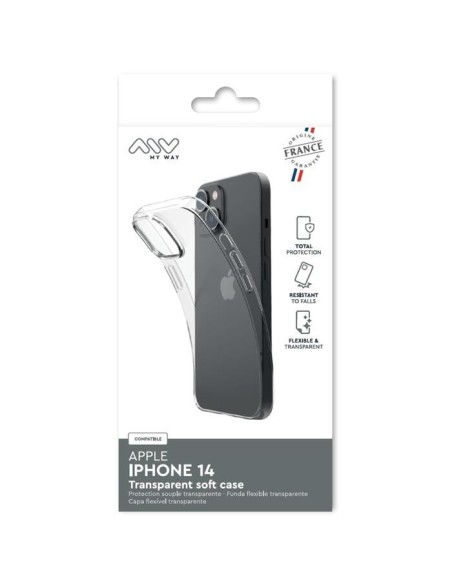 MYWAY FRANCE COQUE SOUPLE TRANSPARENTE IPHONE 14