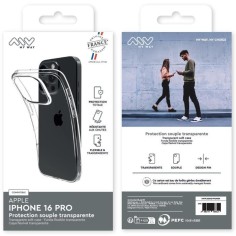 MYWAY FRANCE COQUE SOUPLE TRANSPARENTE IPHONE 16 PRO 2