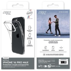 MYWAY FRANCE COQUE SOUPLE TRANSPARENTE IPHONE 16 PRO MAX 2