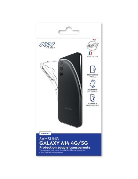MYWAY FRANCE COQUE SOUPLE TRANSPARENTE SAMSUNG GALAXY A14 4G/5G