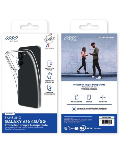 MYWAY FRANCE COQUE SOUPLE TRANSPARENTE SAMSUNG GALAXY A25 5G