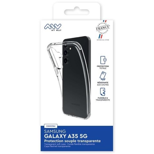 MYWAY FRANCE COQUE SOUPLE TRANSPARENTE SAMSUNG GALAXY A35 5G