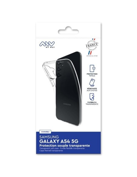 MYWAY FRANCE COQUE SOUPLE TRANSPARENTE SAMSUNG GALAXY A54 5G