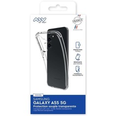 MYWAY FRANCE COQUE SOUPLE TRANSPARENTE SAMSUNG GALAXY A55 5G 2