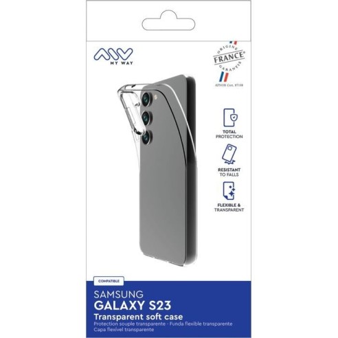 MYWAY FRANCE COQUE SOUPLE TRANSPARENTE SAMSUNG GALAXY S23