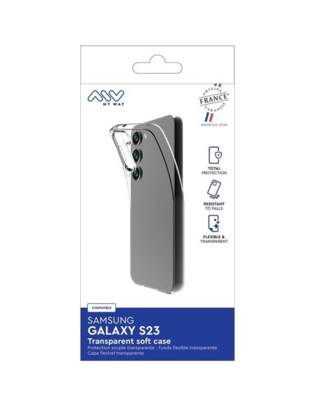 MYWAY FRANCE COQUE SOUPLE TRANSPARENTE SAMSUNG GALAXY S23