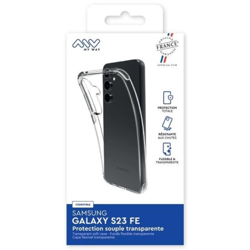 MYWAY FRANCE COQUE SOUPLE TRANSPARENTE SAMSUNG GALAXY S23 FE