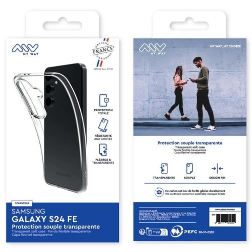 MYWAY FRANCE COQUE SOUPLE TRANSPARENTE SAMSUNG GALAXY S24 FE