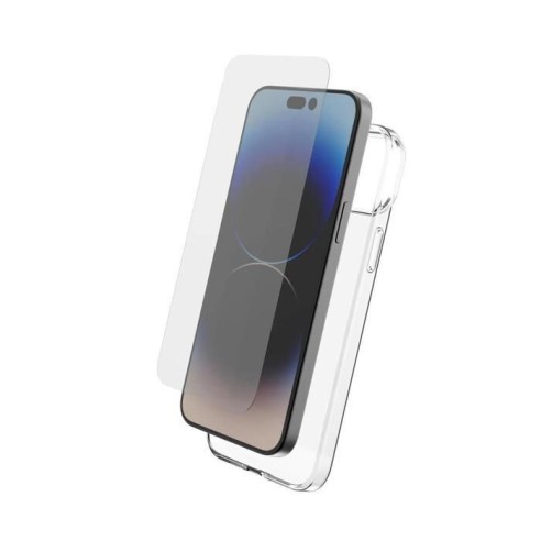 MYWAY FRANCE PACK COQUE SOUPLE + VERRE TREMPE IPHONE 15