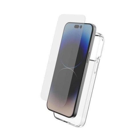 MYWAY FRANCE PACK COQUE SOUPLE + VERRE TREMPE IPHONE 15 PRO