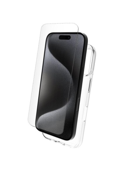 MYWAY FRANCE PACK COQUE SOUPLE + VERRE TREMPE IPHONE 16
