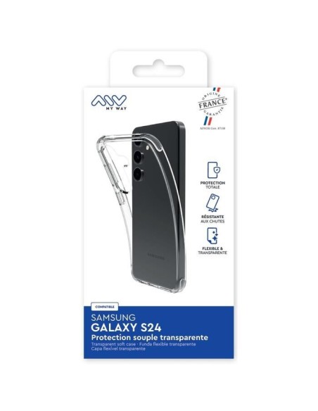 MYWAY FRANCE COQUE SOUPLE TRANSPARENTE SAMSUNG GALAXY S24