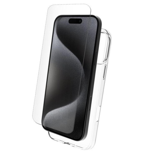 MYWAY FRANCE PACK COQUE SOUPLE + VERRE TREMPE IPHONE 16 PRO