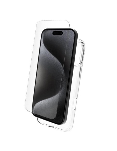 MYWAY FRANCE PACK COQUE SOUPLE + VERRE TREMPE IPHONE 16 PRO