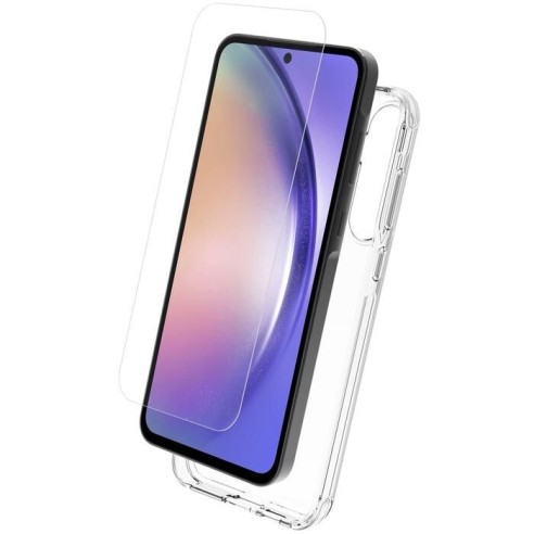 MYWAY FRANCE PACK COQUE SOUPLE + VERRE TREMPE SAMSUNG GALAXY A55 5G