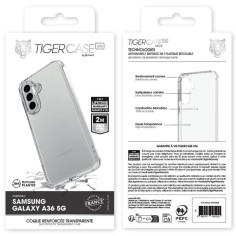 TIGER CASE LITE FRANCE COQUE TRANSPARENTE 2M SAMSUNG GALAXY A36 5G GARANTIE VIE 2
