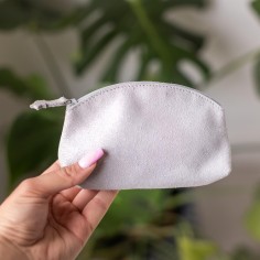 Midi Trousse à trésors en cuir Pailleté Perle