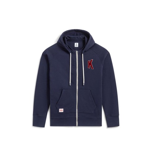 Sweat à Capuche Marine Broderie