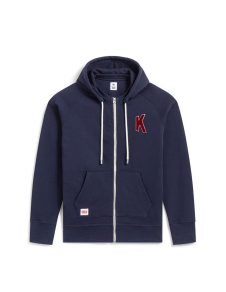 Sweat à Capuche Marine Broderie