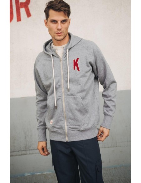 Sweat à Capuche Smocky Broderie