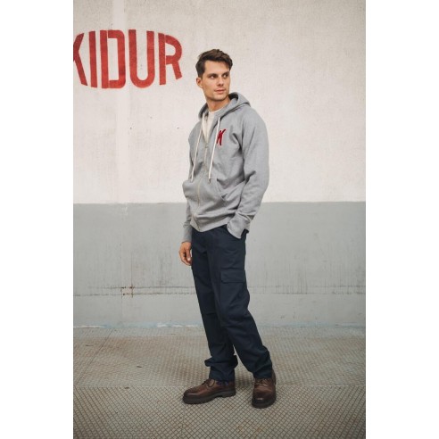 Sweat à Capuche Smocky Broderie