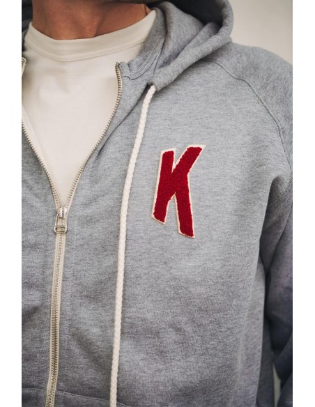 Sweat à Capuche Smocky Broderie