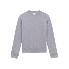 Sweat Molletonné Gris Homme