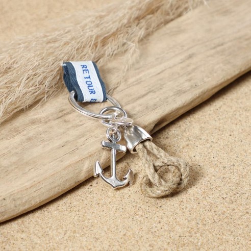 Marin porte-clé Retour de Plage