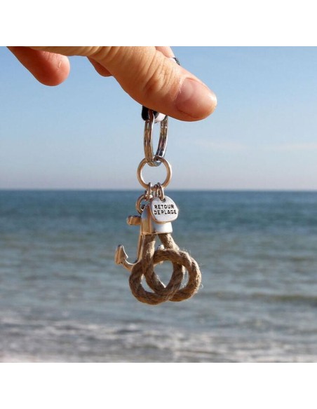 Marin porte-clé Retour de Plage