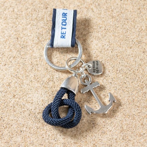 Marin porte-clé Retour de Plage