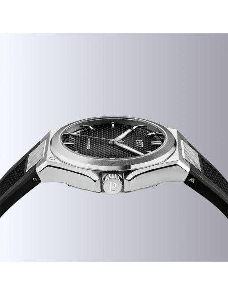 Montre 1977 Arsène Cadran Noir Bracelet FKM Noir