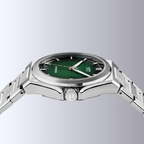 Montre 1977 Arsène Cadran Vert Bracelet Acier