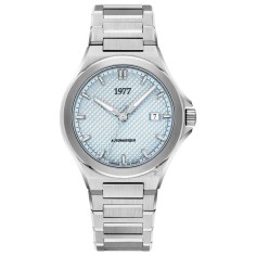 Montre 1977 Arsène Cadran Bleu Glacier Bracelet Acier