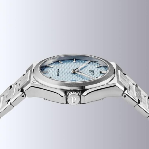 Montre 1977 Arsène Cadran Bleu Glacier Bracelet Acier