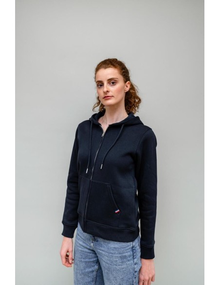 Hoodie Zippé Femme