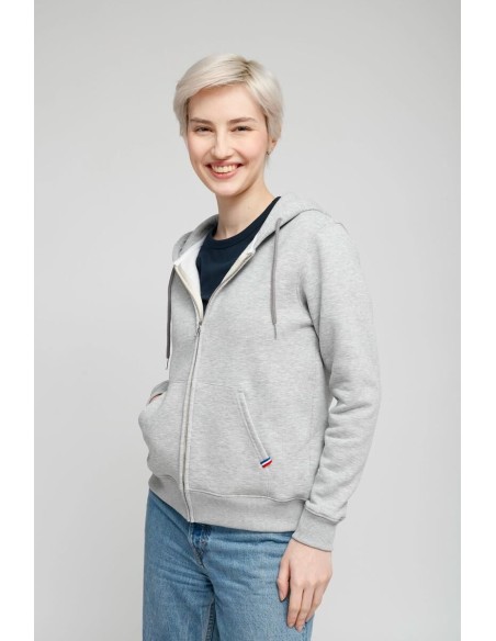 Hoodie Zippé Femme