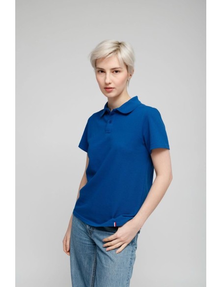 Polo maille piquée Femme