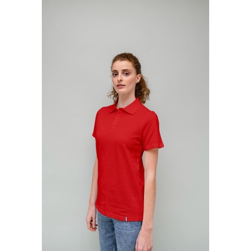 Polo maille piquée Femme