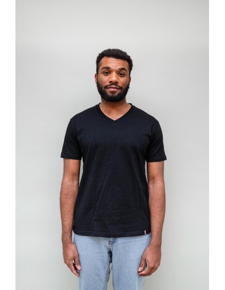 T-Shirt Col V Homme