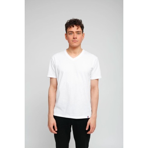 T-Shirt Col V Homme