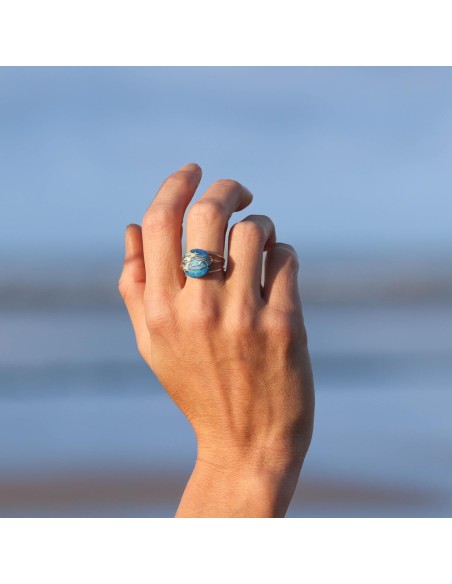 Oleronaise bague Retour de Plage