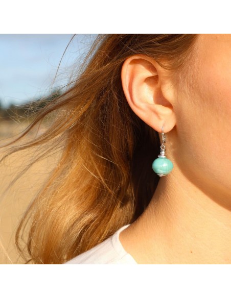 Seiche boucles d'oreilles Retour de Plage